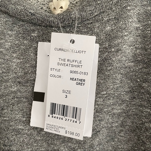 Current/Elliott heather grey sweatshirt SIZE L - Picture 6 of 10